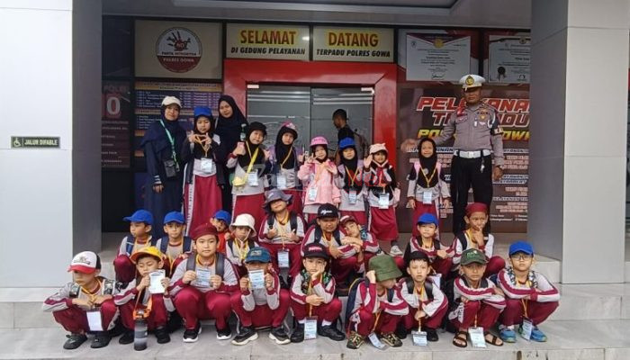 Polisi Sahabat Anak Indonesia Polres Gowa, Membangun Kecintaan Generasi Peduli keselamatan