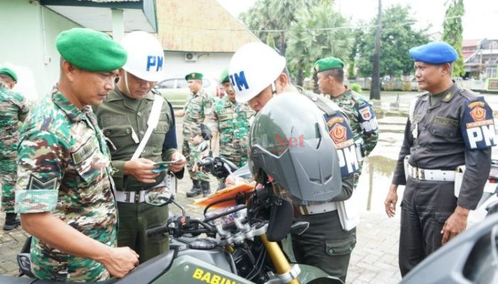 Prajurit Kodim 1409/Gowa, Terima Sosialisasi Operasi Gaktib Polisi Militer TA 2025