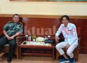 Dandim 1409/Gowa Terima, Audience dan Silaturahmi Awak Media Faktual.net