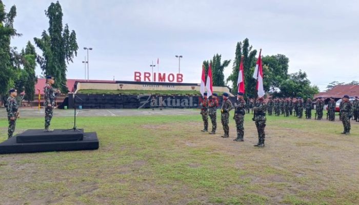 Danyon B Pelopor Satuan Brimob Polda Sulsel, Pimpin Upacara Hari Kesadaran Nasional