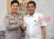 Ketua DPD PJI Sulsel Akbar Hasan Bersilaturahmi, dengan Brigjen Pol Endra Zulpan
