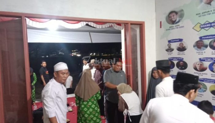 PWI Gowa Berbagi Kebahagiaan Bulan Suci Ramadhan, Bersama Anak Panti Asuhan