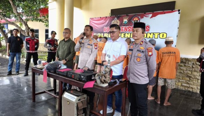 Kapolres Jeneponto Gelar Rilis, Pengungkapan Kasus Menonjol Awal Tahun 2025
