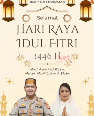 Kapolres Gowa dan Jajaran Ucapkan, Selamat Hari Raya Idul Fitri 1446 H kepada Masyarakat