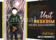 Unit Reskrim Polsek Bontonompo, Tangkap Pelaku Pencurian Kotak Amal di Masjid