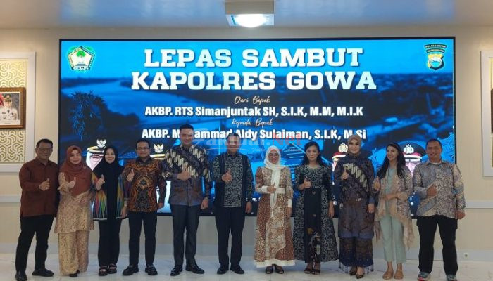 Ramah Tamah dan Pisah Sambut, Kapolres Gowa Bersama Forkopimda di Rujab Bupati Gowa