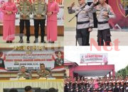 Menggantikan AKBP Erwin Syah Sebagai Kapolres Bone, AKBP Sugeng Setyo Budi Disambut Dengan Tarian Padduppa