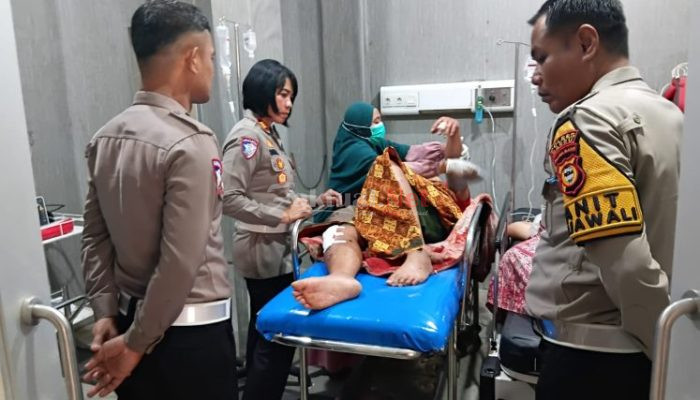Kasat Lantas Polres Barru Turun Langsung, Tangani Kasus Lakalantas