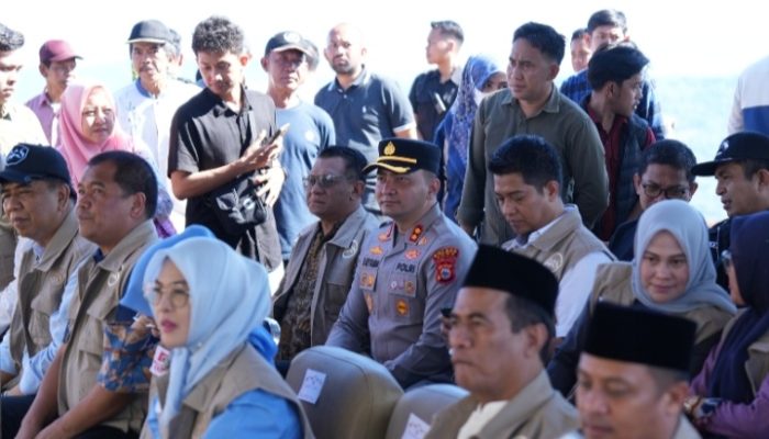 Kapolres Gowa Hadiri Peletakan Batu Pertama, Sekolah Unggulan KKSS Oleh Menteri Pertanian