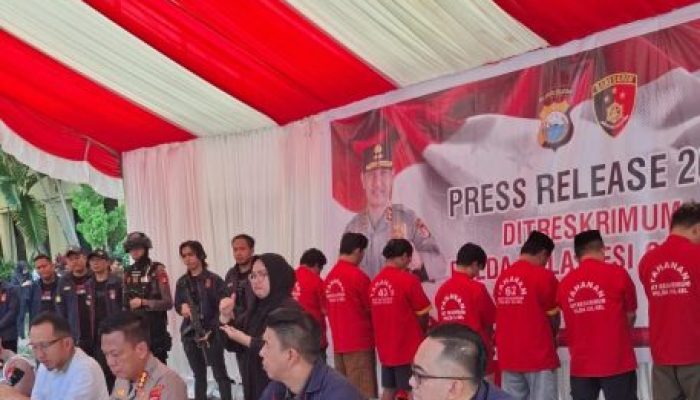 Polda Sulsel Gelar Press Release, Kasus Pemalsuan Surat Kendaraan