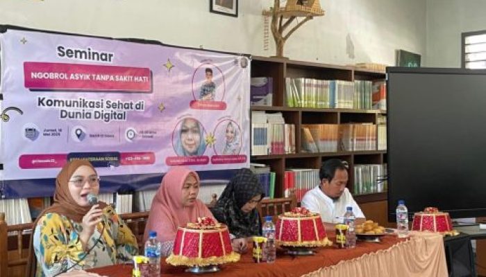 Mahasiswa Kesejahteraan Sosial UIN Alauddin, Gelar Seminar Edukasi Digital di SMAN 10 Gowa