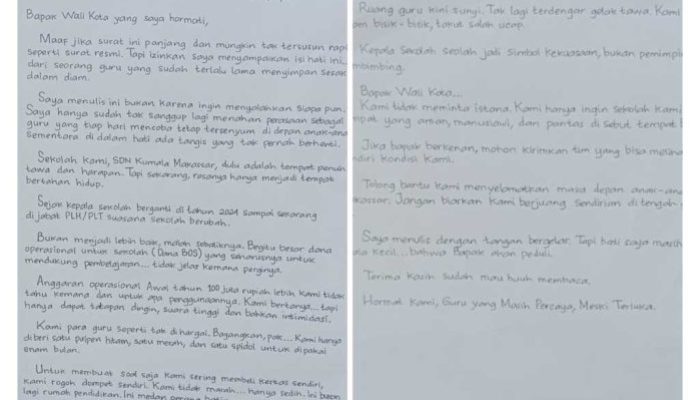 Surat Guru Untuk Wali Kota Makassar, Direspons Serius DPRD, Komisi D Siap Panggil Kepsek dan Kadis Pendidikan