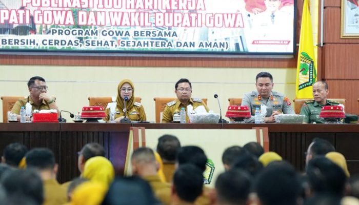 Kapolres Gowa Hadiri, Publikasi 100 Hari Kerja Bupati dan Wakil Bupati Gowa