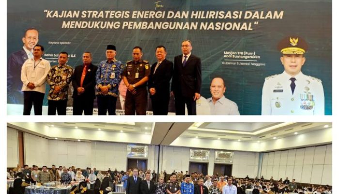 Mewakili Gubernur, Sekda Sultra Buka Secara Resmi Seminar Nasional Kajian Strategis Energi dan Hilirisasi dalam Mendukung Pembangunan Nasional