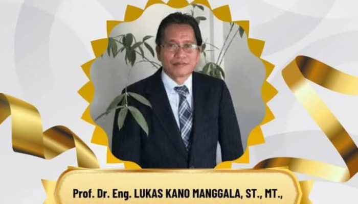 Profesor. Dr. Eng. Lukas Kano Mangalla, ST.,MT Kajur Teknik Mesin UHO Capai Fungsional Guru Besar