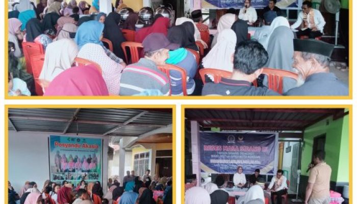 Reses Masa Sidang III, Wakil Ketua DPRD Kota Kendari Temui Warga Kampung Baru