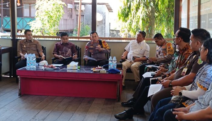 Mako Kompi 1 Batalyon B Brimob Polda Sulsel, Terima Kunjungan Walikota Parepare Bersama Forkopimda, Bahas Antisipasi Isu Jelang Idul Adha 1446 H