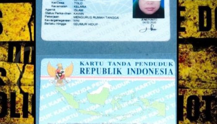 Polres Jeneponto Ungkap Kasus Pemalsuan Dokumen Kependudukan, Tiga Orang Terduga Pelaku Diamankan 
