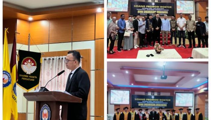 Gaya Kepemimpinan Pada PTS Swasta di Kota Kendari Antarkan Dwi Zulkifar Mulyadi Raih Gelar Doktor Dari UHO