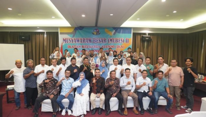 Mubes IkA GRAFIKA SMK Negeri 4, Syaharudin Dg Liu Terpilih, Kita Bersatu Tali Silahturahmi Erat