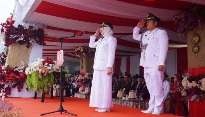 HUT ke-80 RI di Kendari Berlangsung Khidmat, Wali Kota Bertindak Sebagai Inspektur Upacara