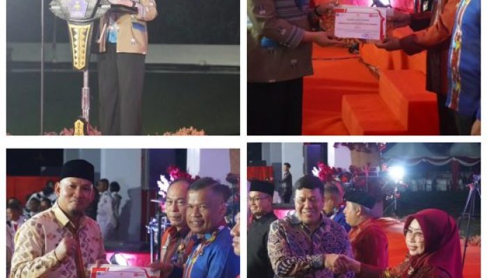 Wali Kota Kendari Serahkan Penghargaan di Malam Ramah Tamah HUT 80 RI