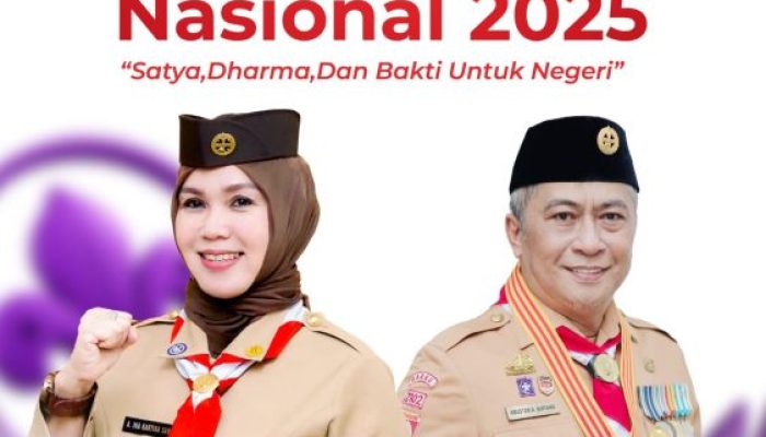 Bupati Barru Andi Ina Bersama Forkopimda, Saksikan Semangat Tepuk Pramuka di Perkemahan Scout Competition 2025.