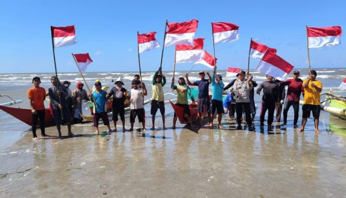 Harmoni dalam Warna,”Merah Putih” Meriahkan Laut Jeneponto
