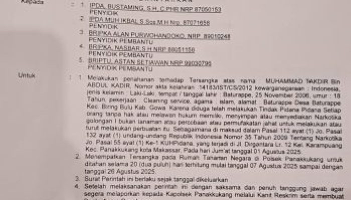 Dugaan kriminalisasi Masyarakat, di Lakukan oleh Jajaran Polsek Panakkukang