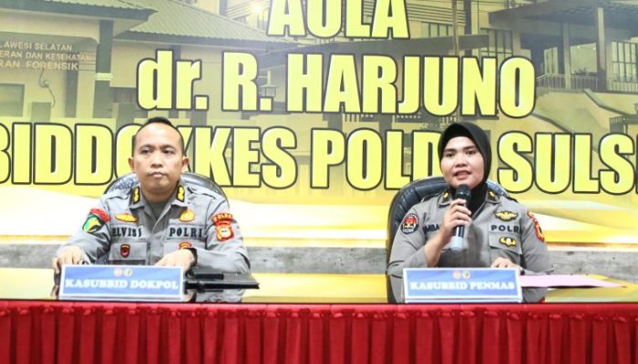 Biddokes Polda Sulsel Serahkan Jenazah Korban, Pasca Unjuk Rasa Kepada Keluarga