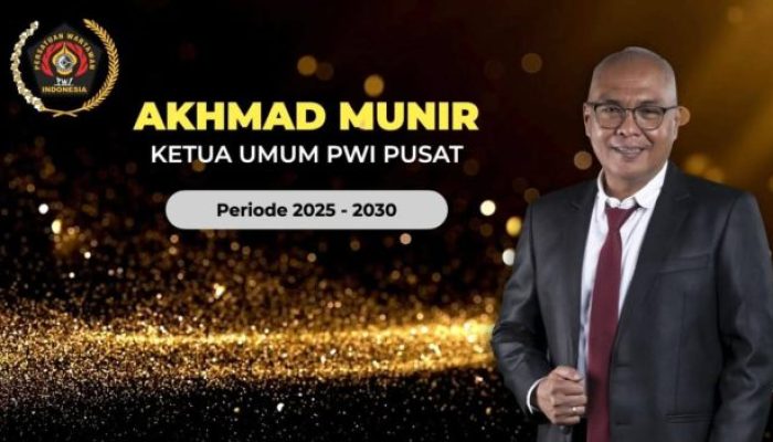 Akhmad Munir Terpilih Sebagai Ketua Umum PWI Pusat, Periode 2025-2030