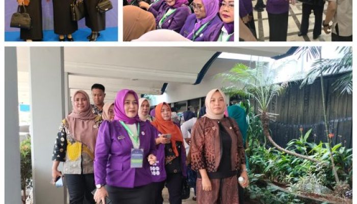 Bersama Kadis PMD, Ketua TP – PKK Buton Utara Hadiri Rakornas Posyandu 2025 di Jakarta