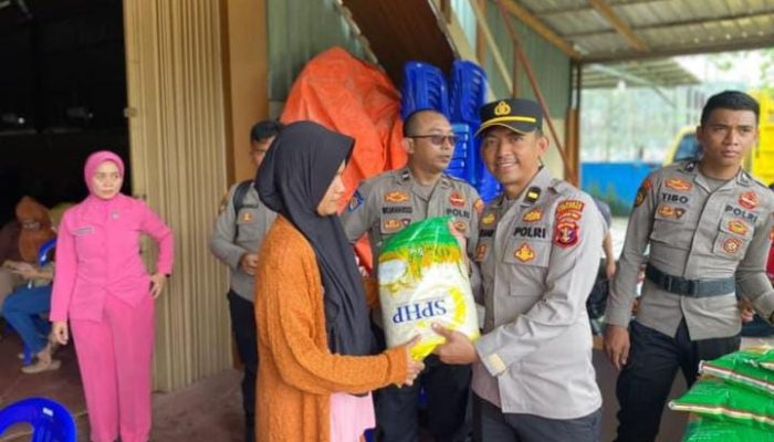 Polresta Samarinda Bersama Perum Bulog, Gelar Gerakan Pangan Murah Untuk Masyarakat