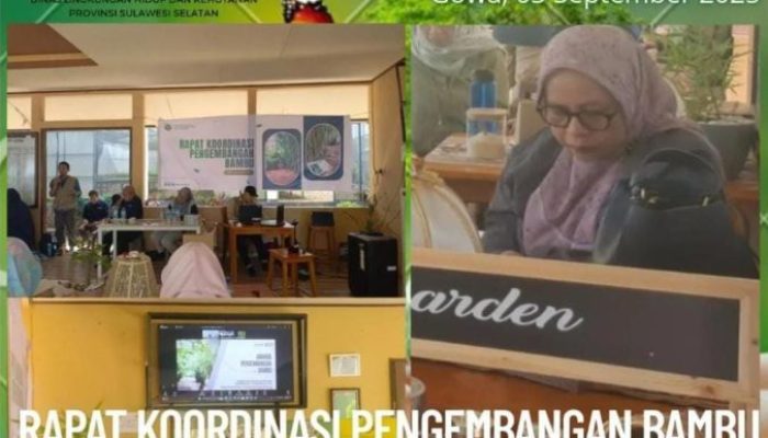 Rapat Koordinasi Pengembangan Bambu Nasional Digelar Secara Virtual, UPTD Balai Sertifikasi dan Pembenihan Tanaman.