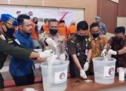 Polres Nunukan Ungkap 8 Kasus Narkotika, Musnahkan 849,44 Gram Sabu
