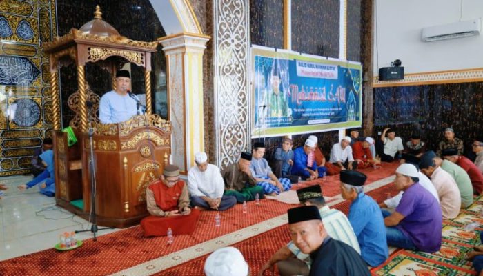 Maulid Nabi di Desa Garessi, Wabup Barru Abustan Andi Bintang Ajak Masyarakat Tingkatkan Persatuan, Kewaspadaan Era Digital