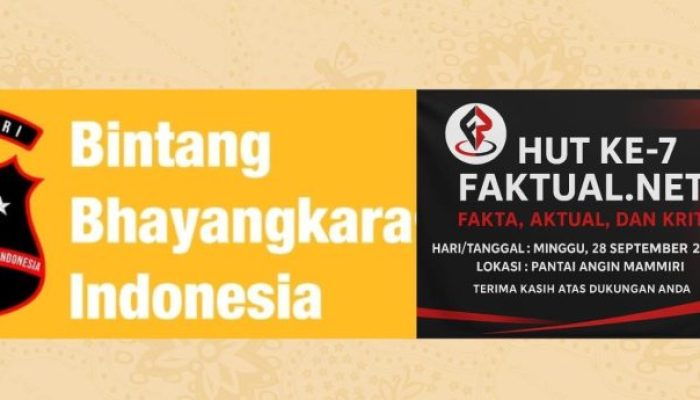 Keluarga Besar Media Online Binkari Ucapkan, Selamat HUT Ke-7 Media Online Faktual.Net