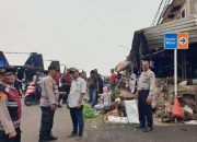 Polsek Ciputat Timur Laksanakan Patroli Strong Point di Pasar Ciputat untuk Cegah Gangguan Kamtibmas