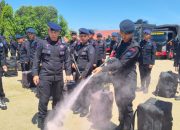 Batalyon B Pelopor Satuan Brimob Polda Sulsel Siap Amankan, Laga PSM Makassar Versus Persija Jakarta di Stadion GBH