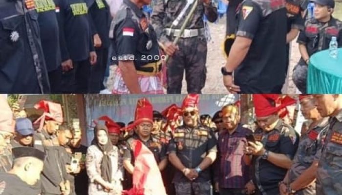 Ganrang Parampa dan Aru Tubarania di Balla Lompoa Jipang, Simbol Pelantikan Kiwal Garuda Hitam PAC Bontonompo Selatan