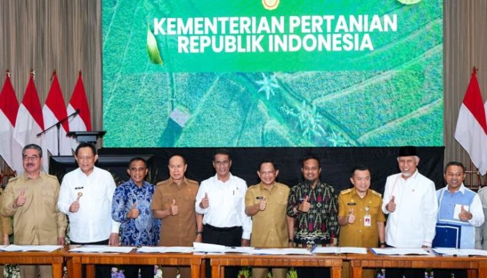 Gubernur Sulsel Hadiri Rakor Hilirisasi Komoditas Prioritas, Penandatanganan MoU Komitmen Kesanggupan Pemenuhan Data Calon Petani Calon Lokasi