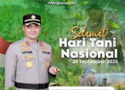 Kapolres Gowa Beserta Staf dan Jajaran, Mengucapkan Selamat Hari Tani Nasional 2025