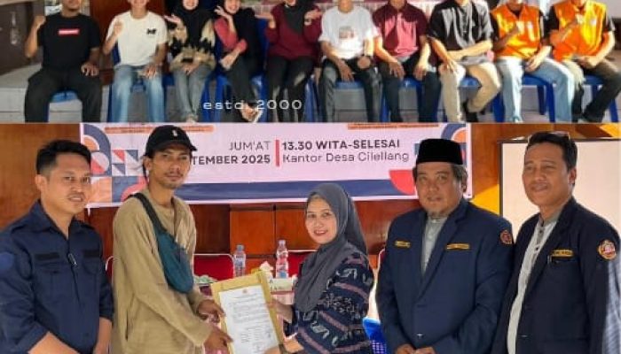 Karang Taruna Desa Cilellang Gelar Temu Karya Desa 2025, Akmal Bawazier Terpilih sebagai Ketua