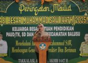 Bupati Barru Andi Ina Kartika Sari Hadiri Peringatan Maulid Nabi Bersama Tenaga Pendidik di Gedung PKG Takalasi Balusu