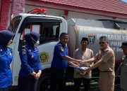 Serah Terima Armada, Posko Damkar Wonomulyo Kembali Aktif