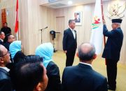 Lukman Abunawas Lantik Amir Hasan Pimpin KORMI Kota Kendari