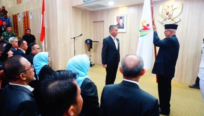 Lukman Abunawas Lantik Amir Hasan Pimpin KORMI Kota Kendari