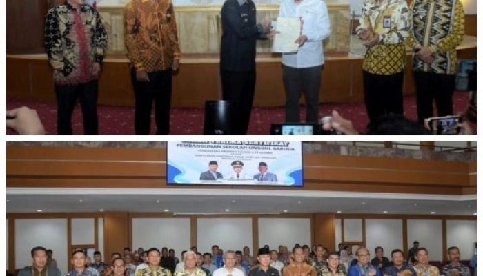 Kemendikti Saintek Terima Sertifikat Lahan Pembangunan Sekolah Unggul Garuda dari Gubernur Sultra