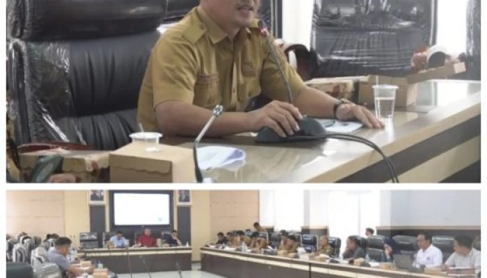 Kadis Kominfo Bahas Raperda Pemerintahan Berbasis Data Kelurahan Presisi Bersama Komisi I DPRD Kendari