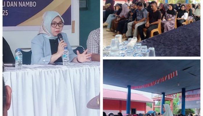 Reses di Kelurahan Puday, Irmawati, SE,.SH,,.M.Kn didampingi Lurah Puday